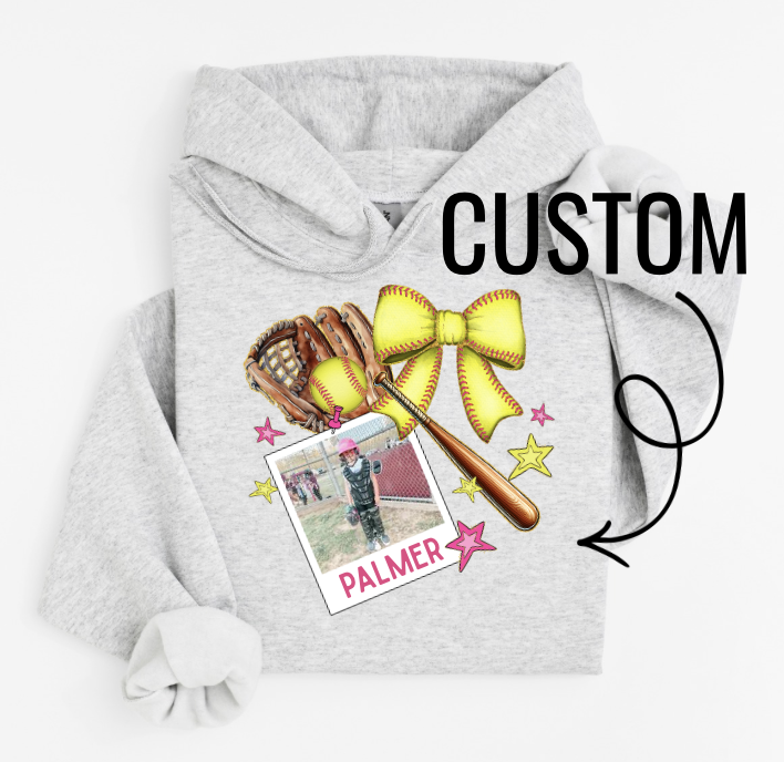 CUSTOM Softball Hoodie