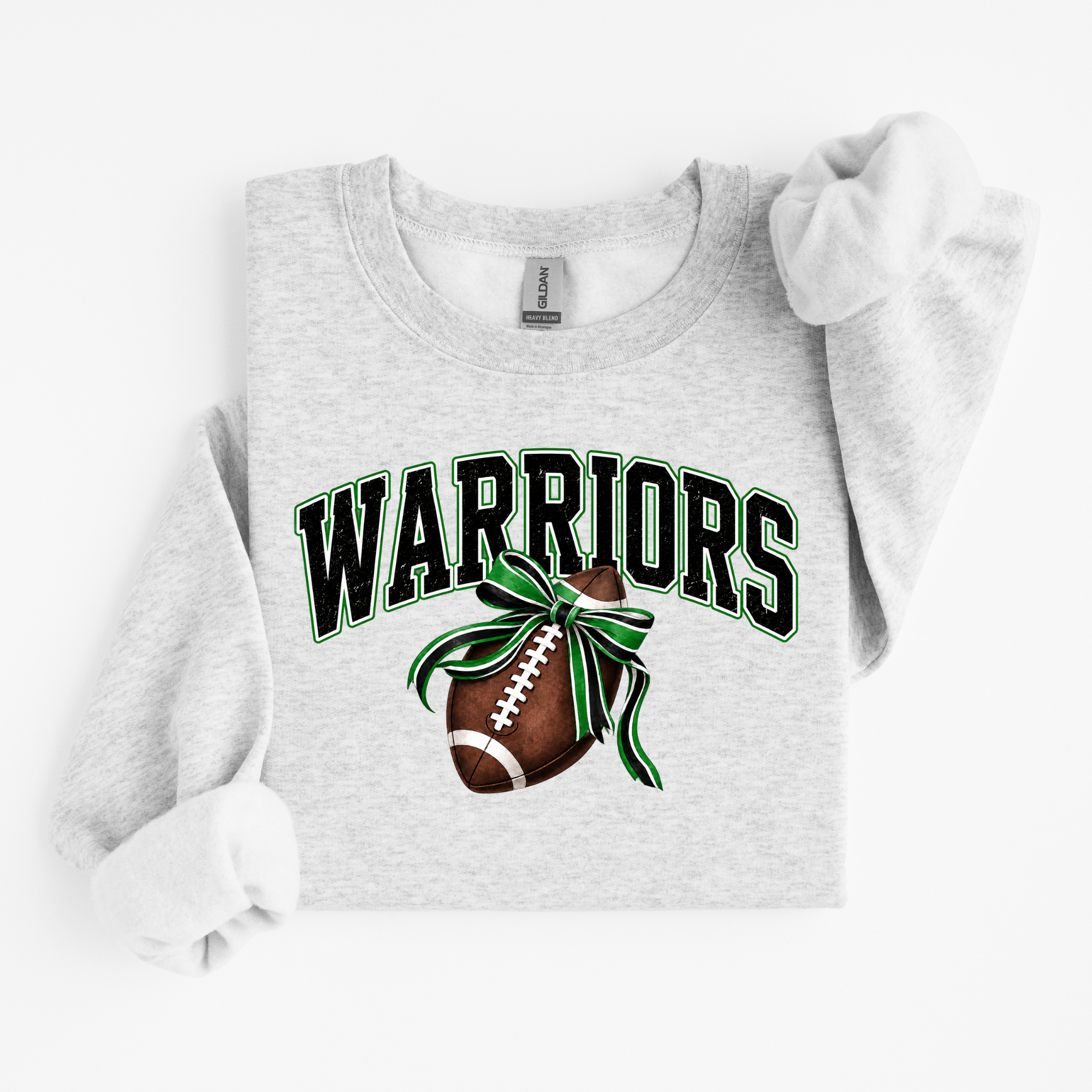 Warriors Bow+Football- Sweatshirt