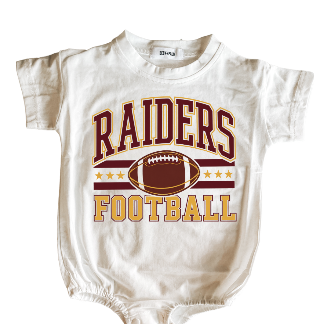 South Range Football Romper Tee