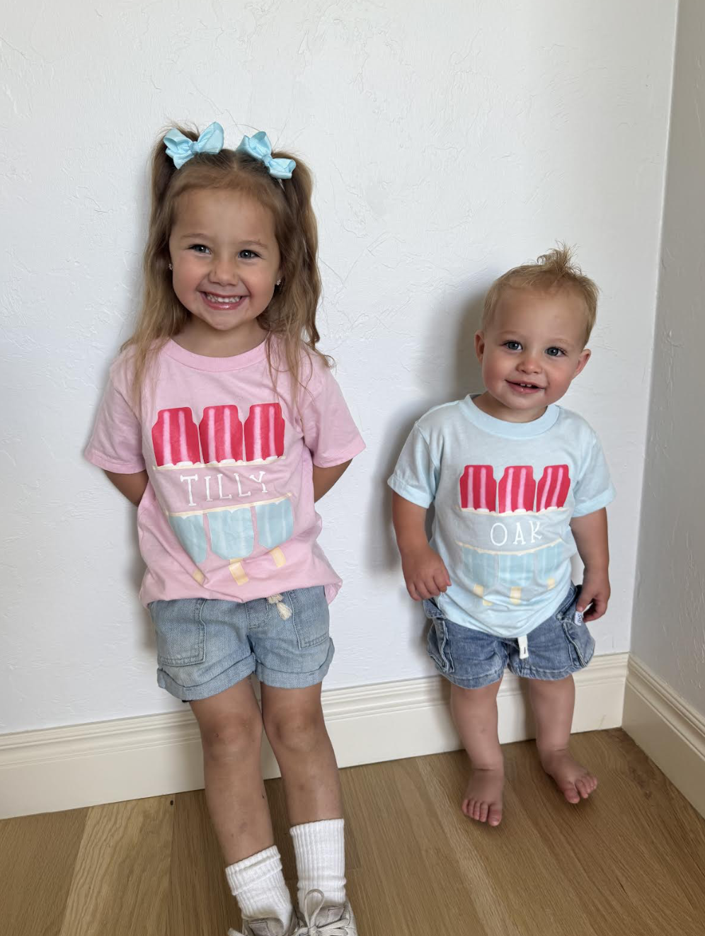 Custom Name tee- Popsicle