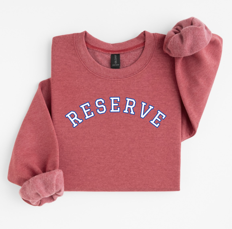 Reserve- Red Sweatshirt