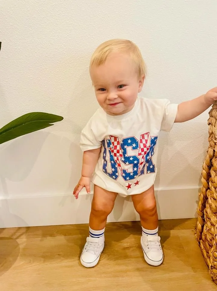 USA Romper Tee