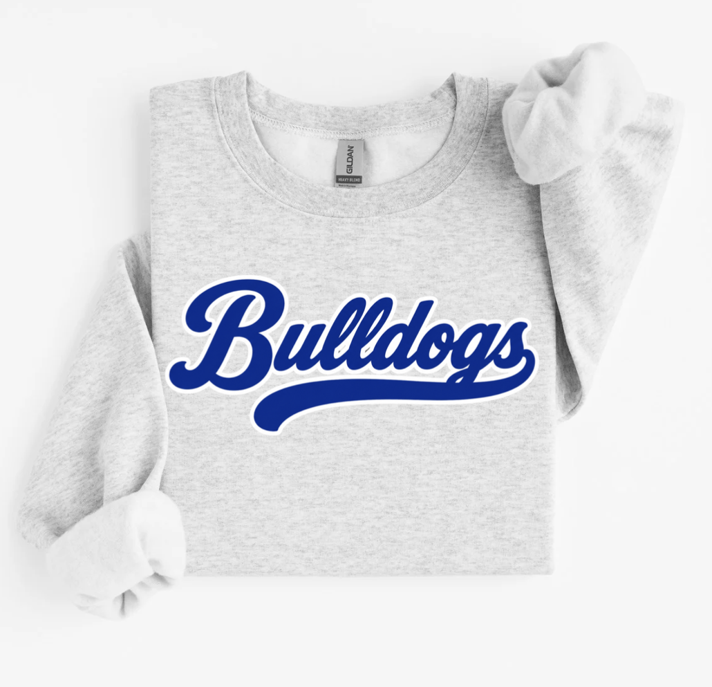Bulldogs Vintage Script Sweatshirt