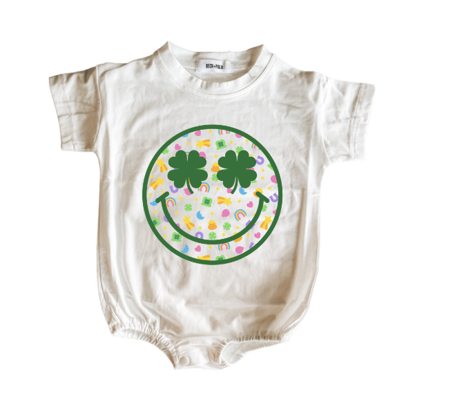 St. Patty Smile Romper Tee