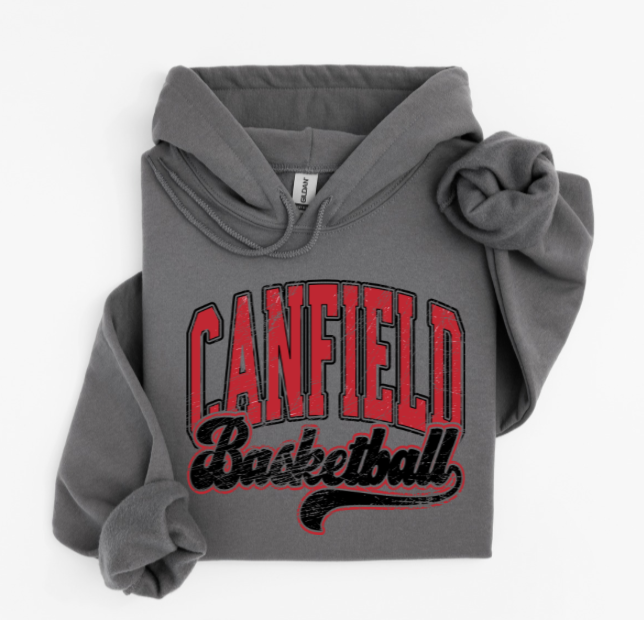 Canfield Basketball-  Charcoal HOODIE