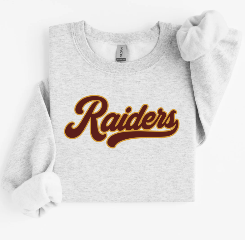Raiders Vintage Script- Sweatshirt