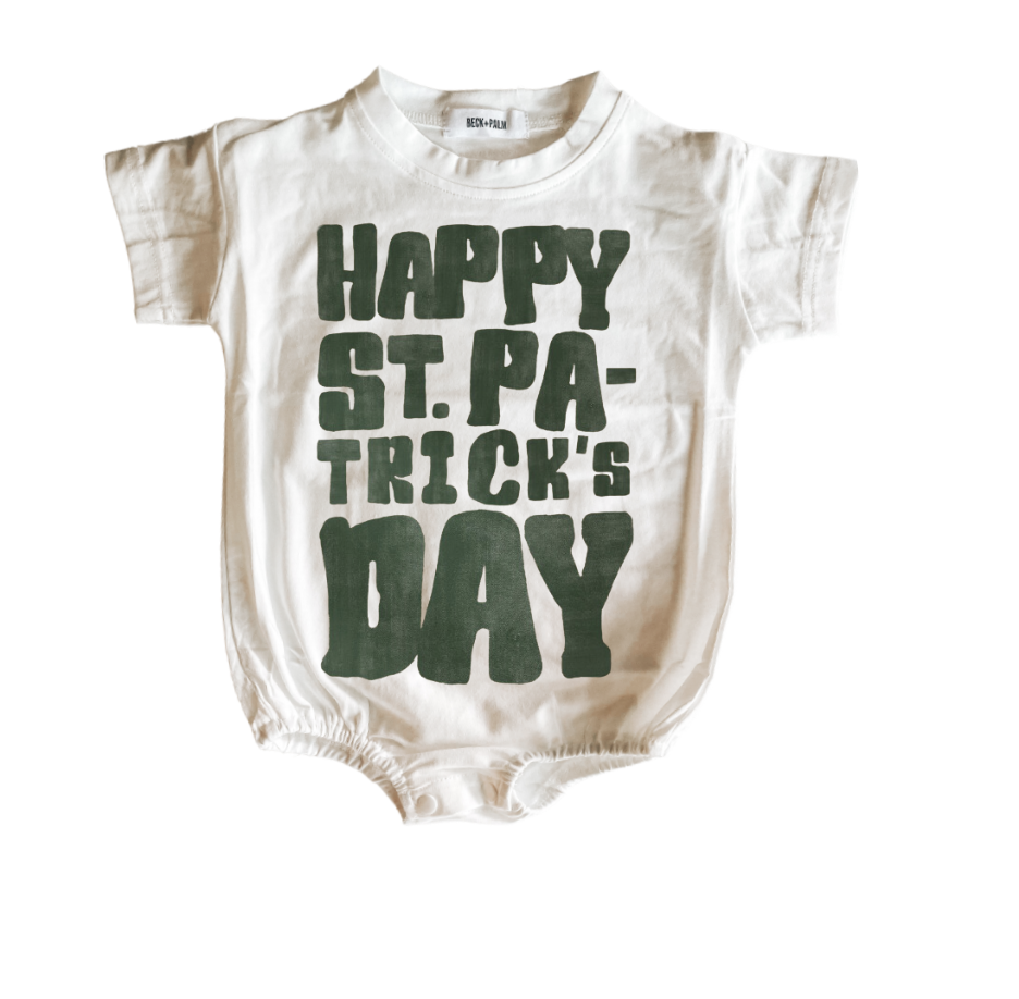 Happy St. Patrick's Day- Romper Tee