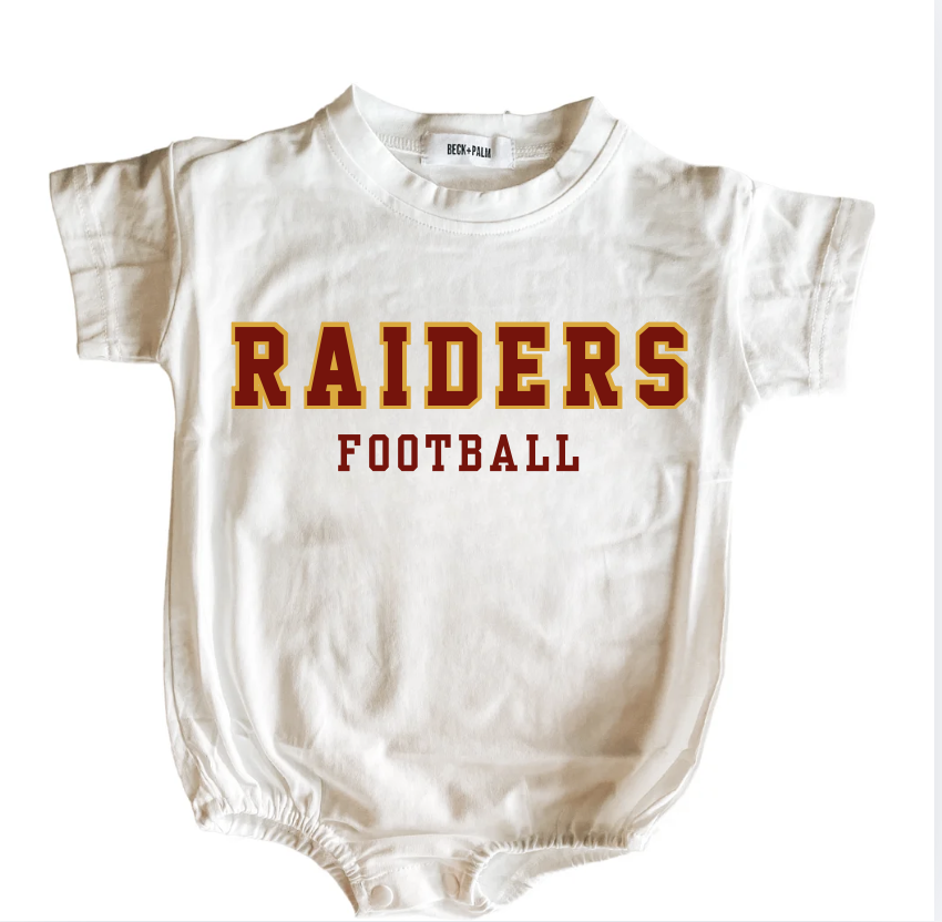 Raiders Football -Romper Tee