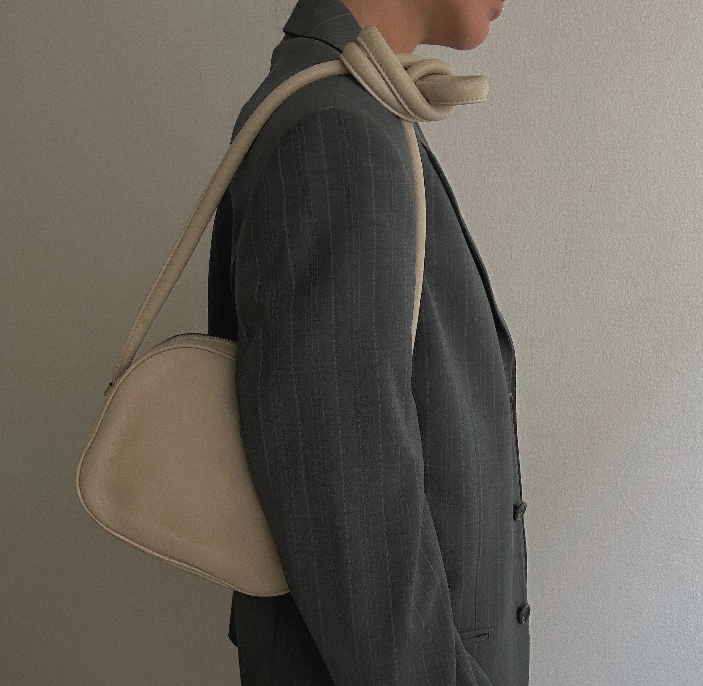 Vintage Nude Leather Purse