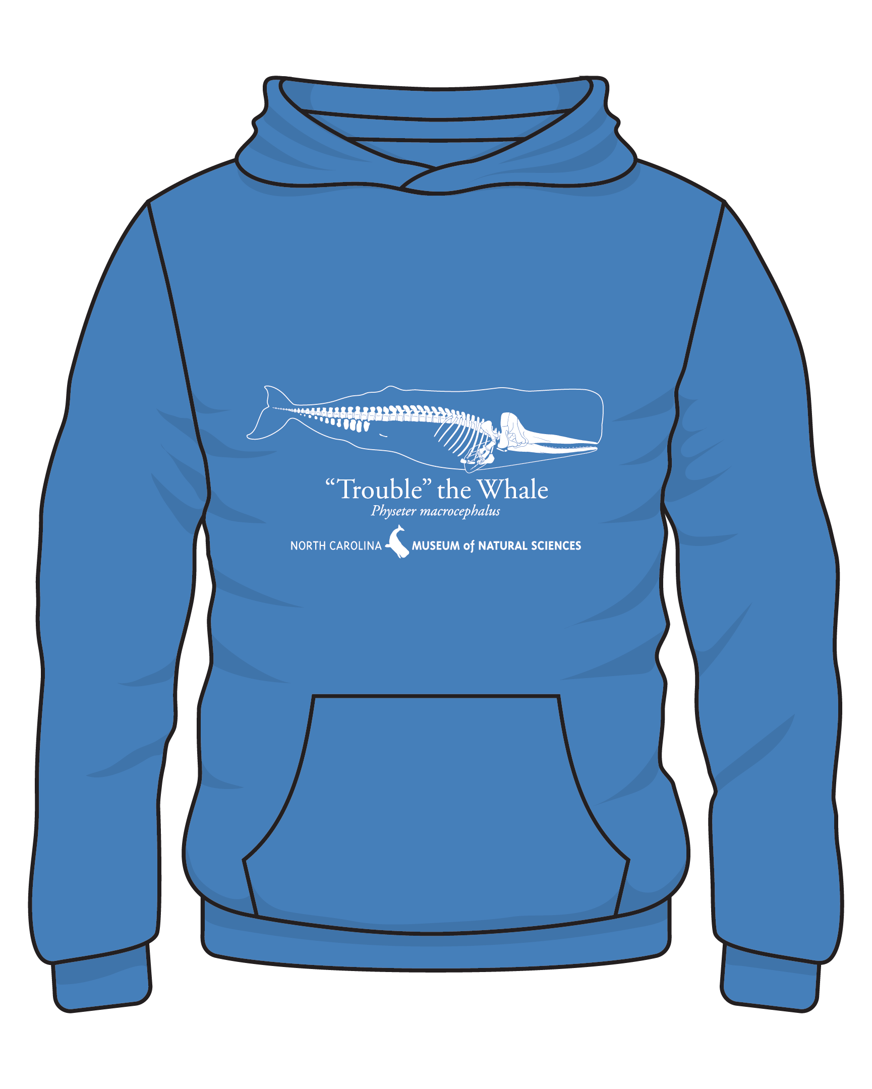 "Trouble" the Whale Sweatshirt