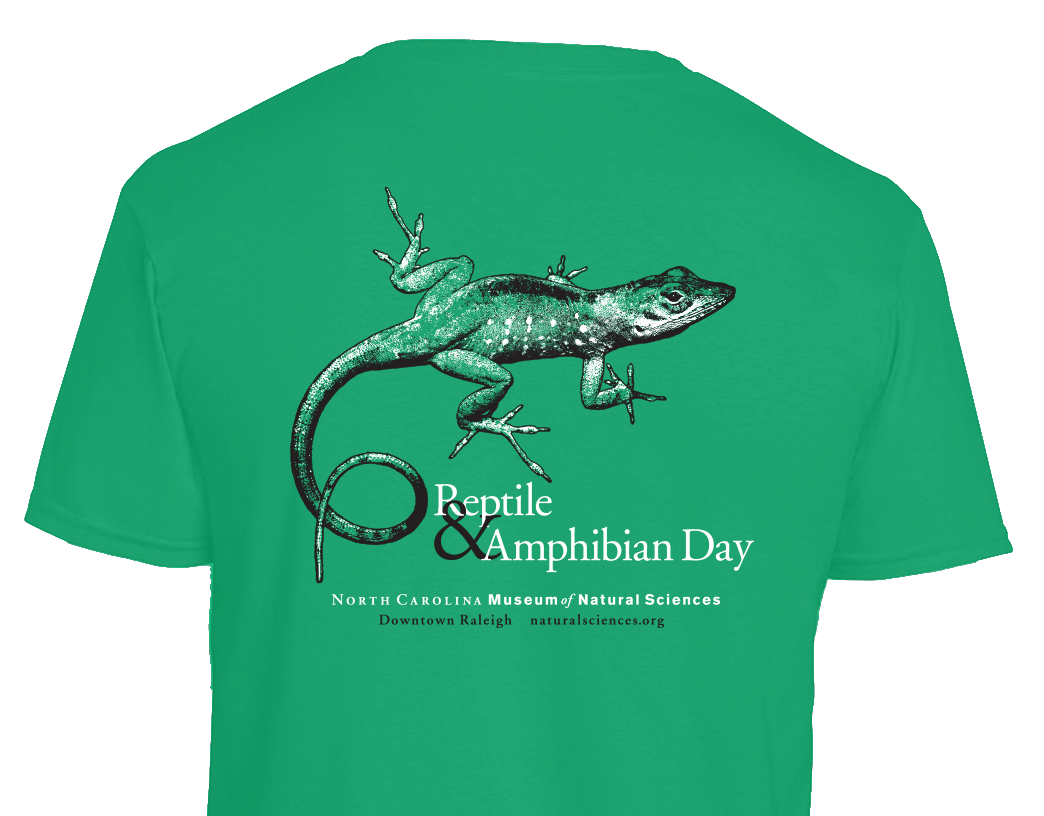 Reptile & Amphibian Day 2018 T-shirt (back)