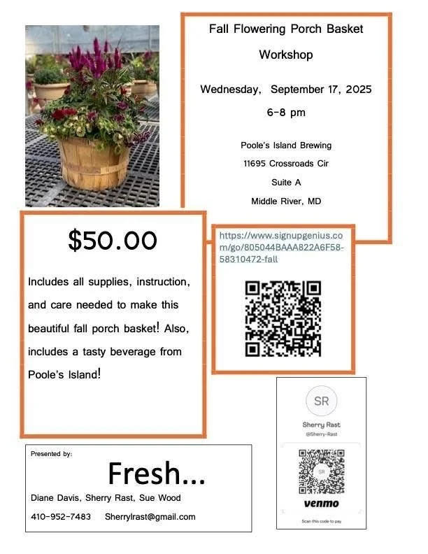 Fall Flower Workshop 