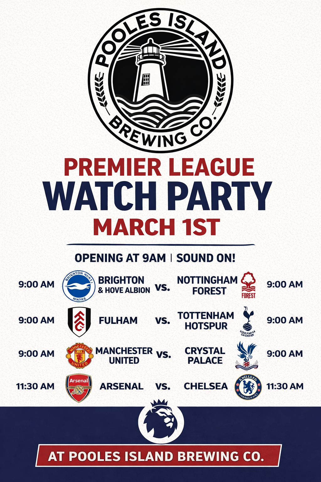 ⚽ Premier League Watch Party ⚽