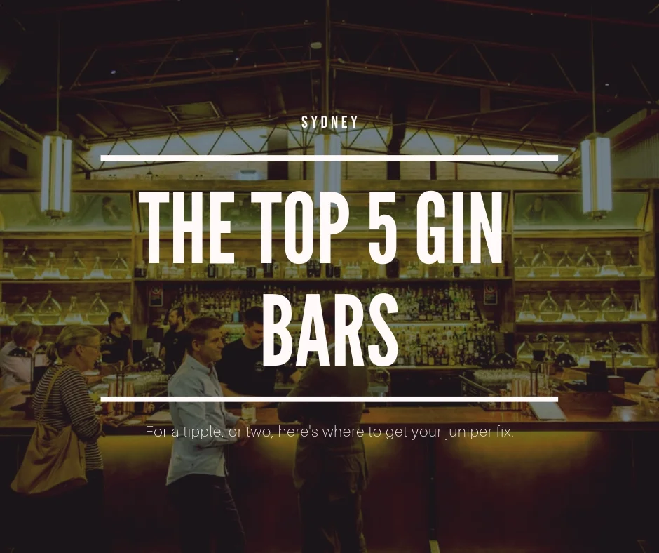 Top 5 Gin Bars in Sydney 