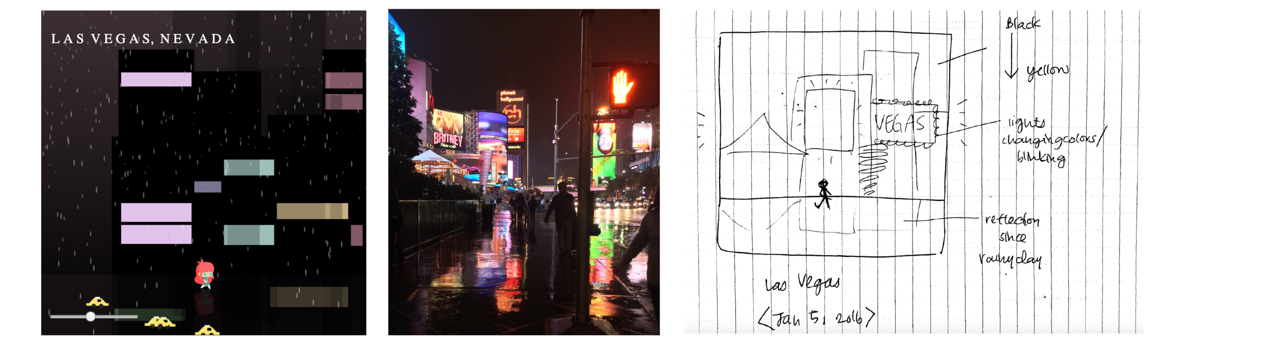 Scene 3 – Rainy Las Vegas