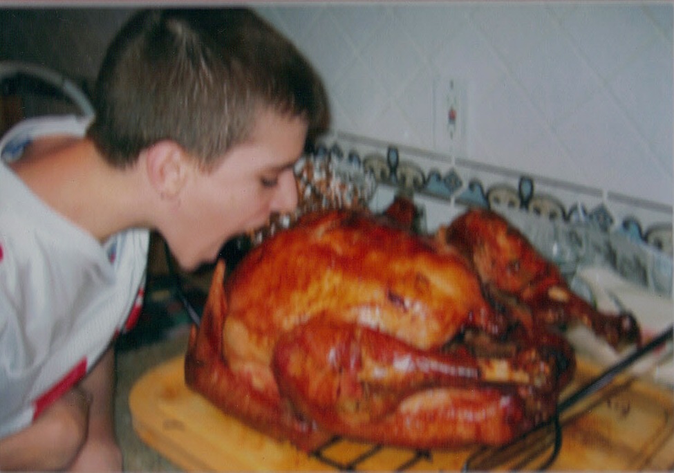 connor with turkey.jpg