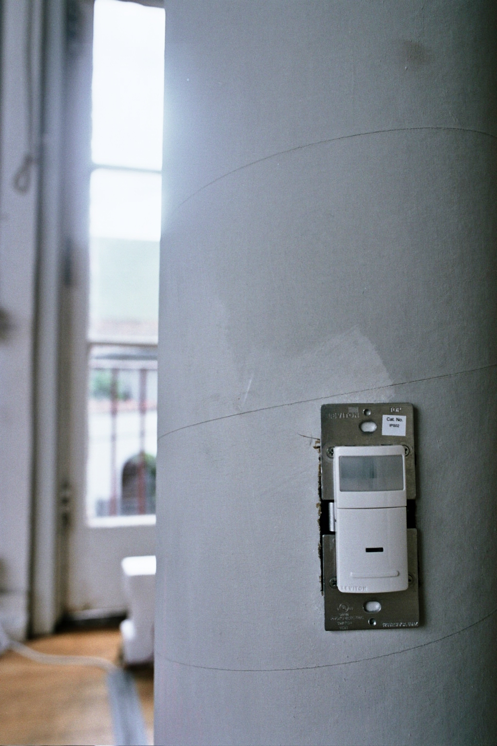 Any movement within the sensor’s range activates this installation.
