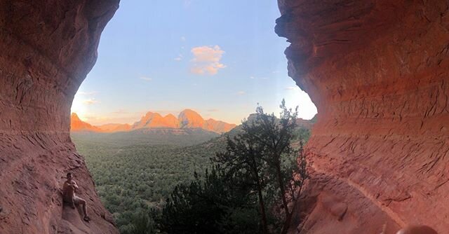 Heaven #nofilter #sedona #birthingcave #newlife