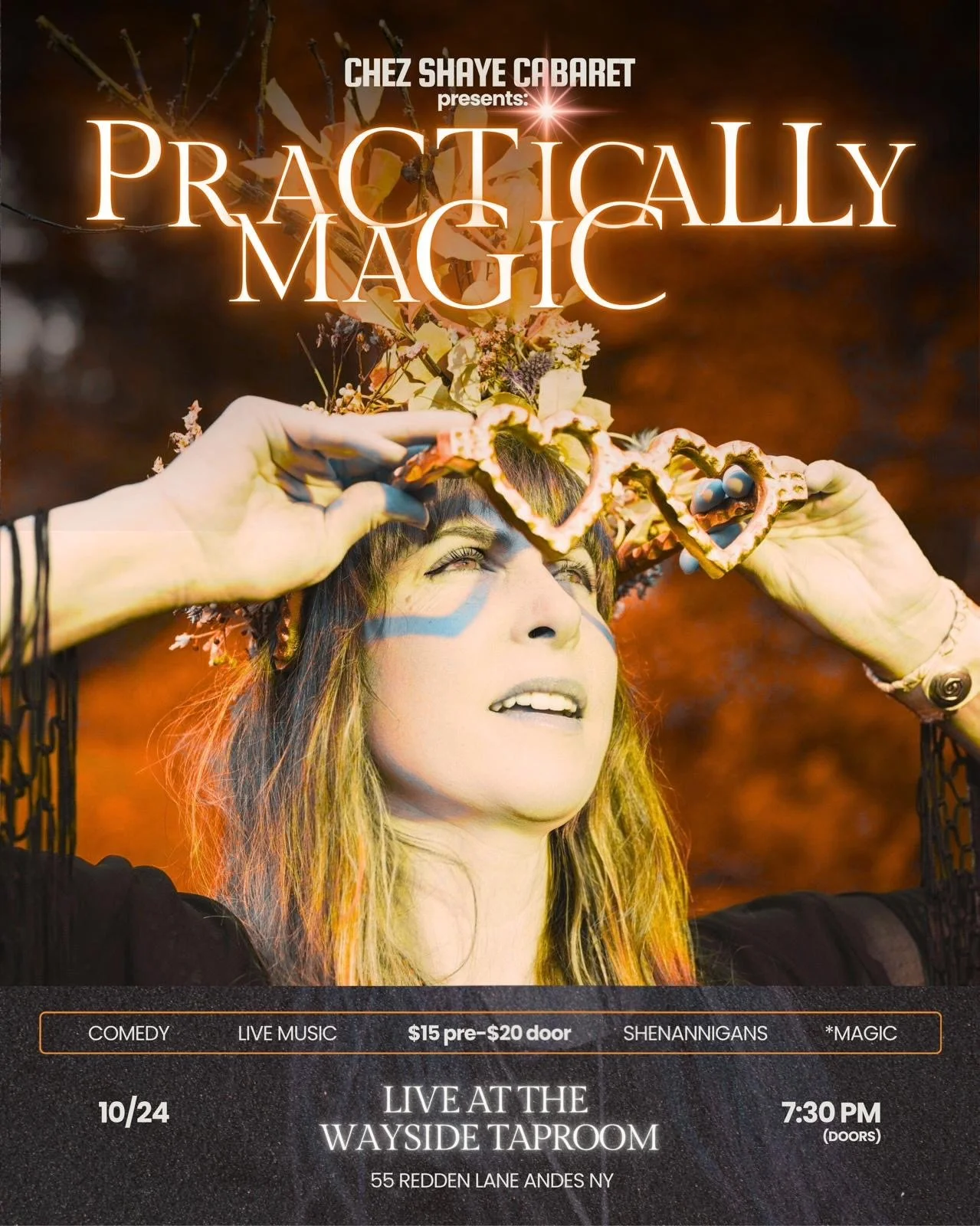 Chez Shaye Cabaret 'Practically Magic' at Wayside 