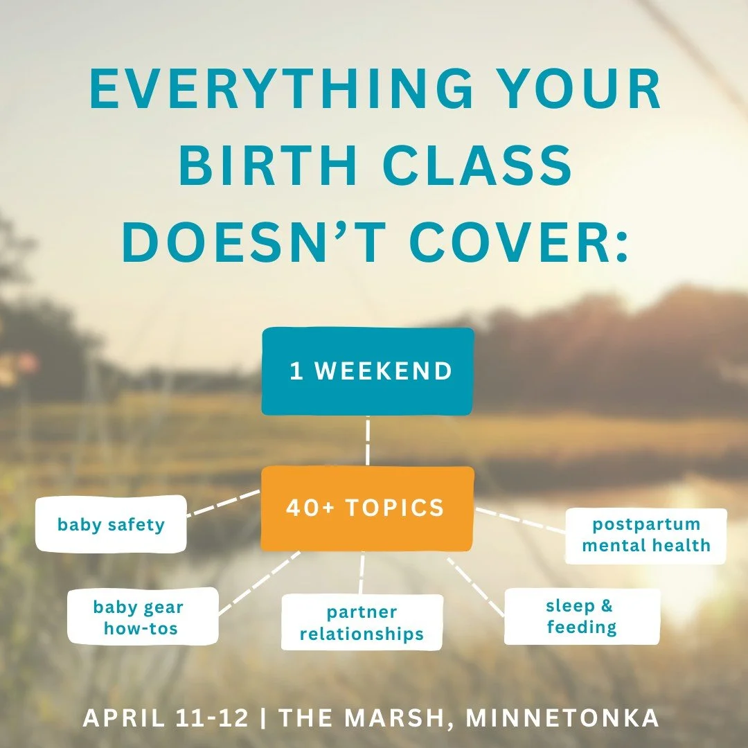 What is our Babymoon Wellness Retreat? It's everything you'll wish you knew in the weeks and months following birth. Because while labor &amp; delivery classes are essential, many parents still come home from the hospital unprepared for the "4th