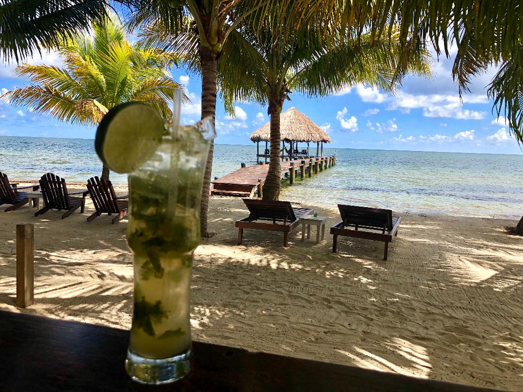 A refreshing mojito.