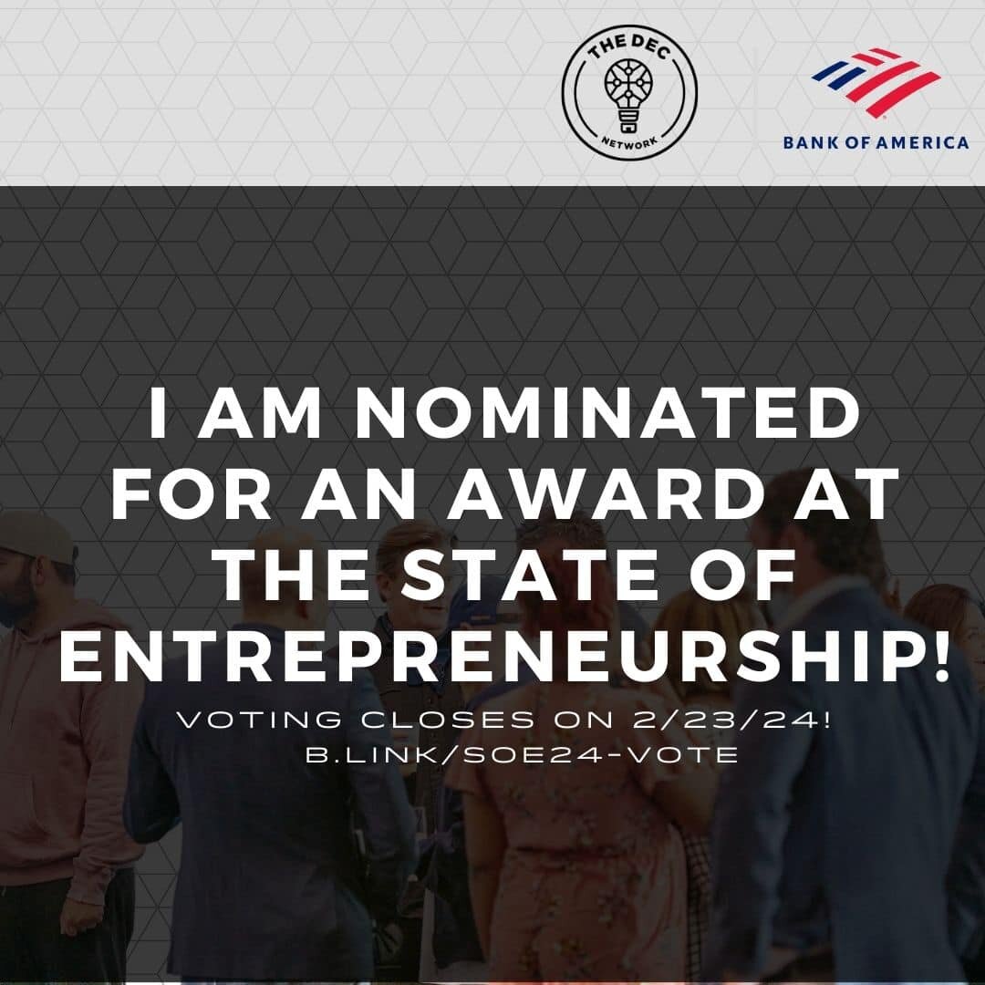 Ya girl has been nominated for Woman Entrepreneur of the Year! Please vote for me! Link in bio