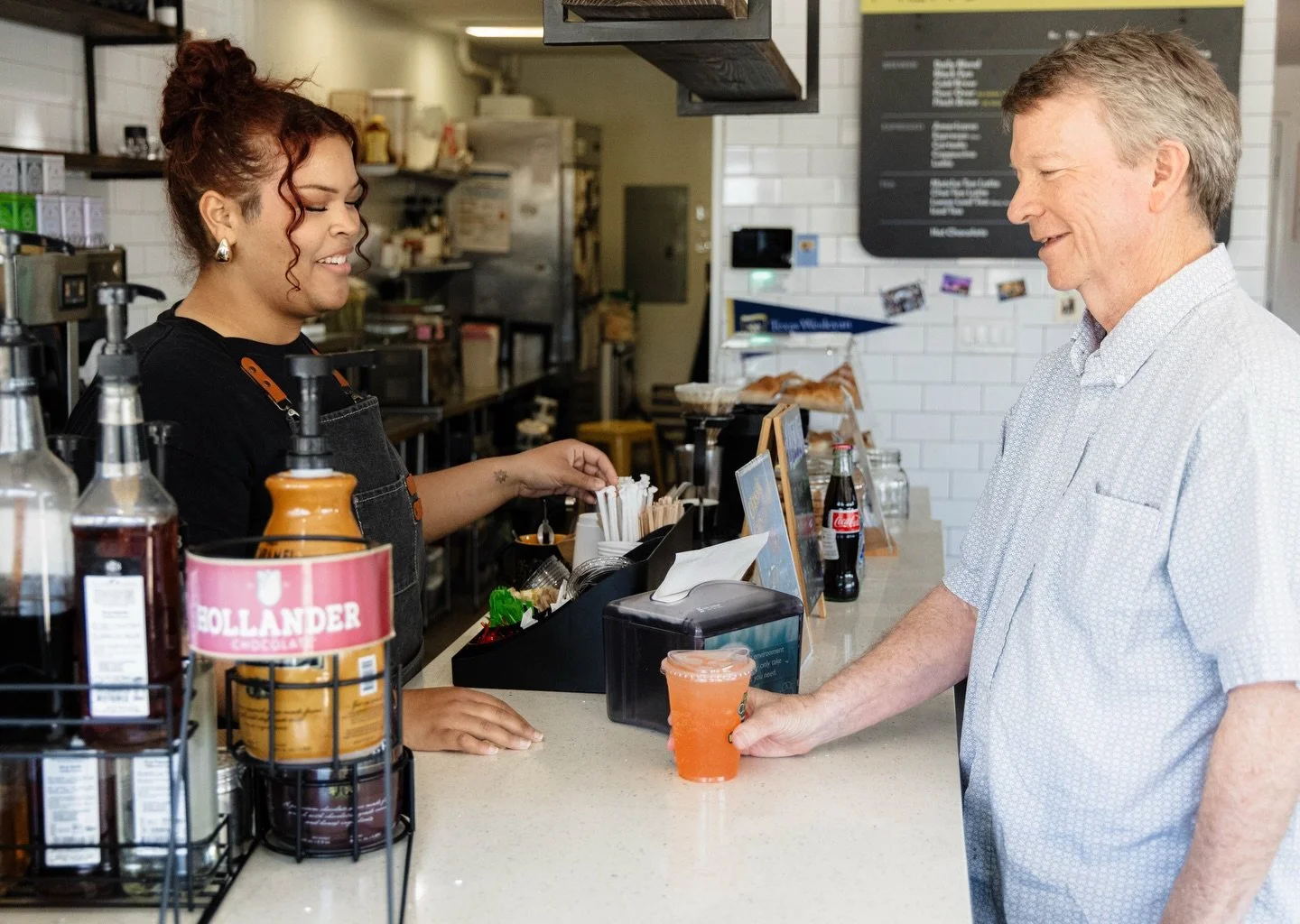Where everybody knows your name and your drink.☕️🖤💛