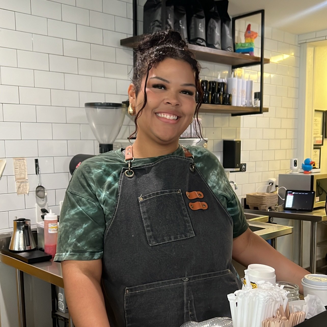 ☕️Come get your last drink from Chandler tomorrow. Our hearts are heavy/happy for Chandler and her big move. We will miss her great smile and kindness. So make sure you swing by. 
She&rsquo;s also working today if you can&rsquo;t make it tomorrow.