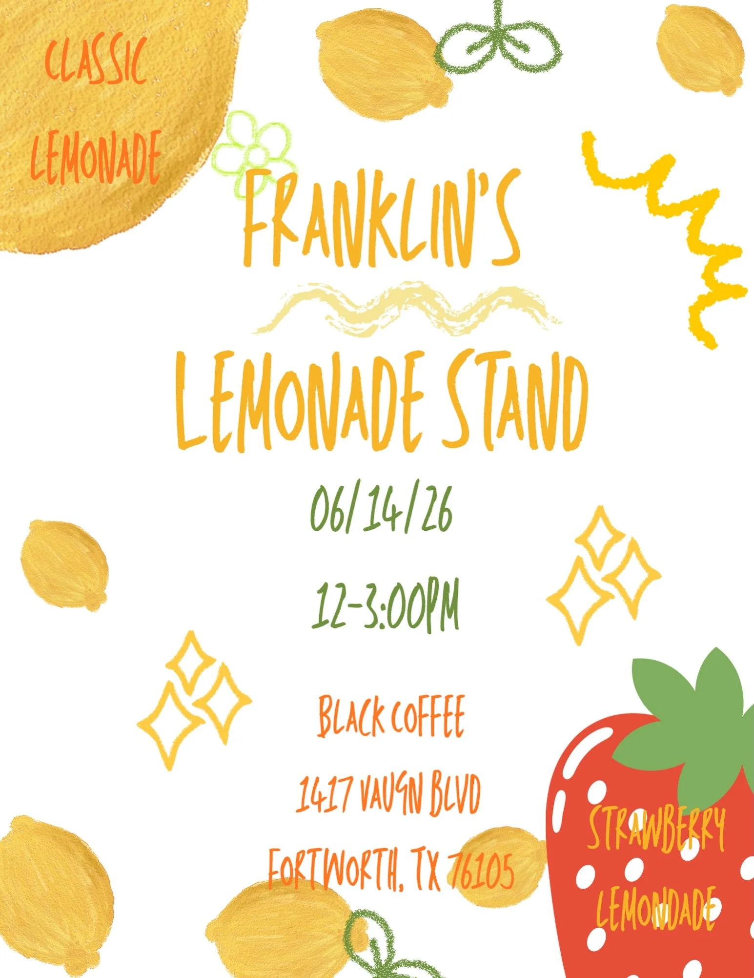 The kid wants to sell Lemonade so Lemonade he will sell! This Sunday catch @the_kiddfrankie at Black Coffee from 12-3 running his own Lemonade stand&hellip;(with Mama trying to be hands off😬) Pull up and support the kid! He made Honor Roll all year 