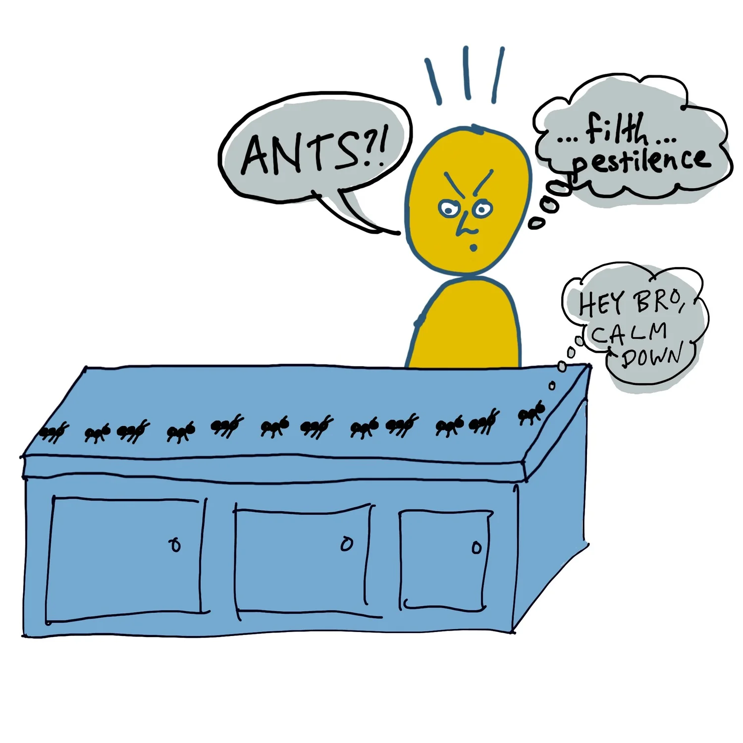 Stressed Ant Ant Infestations, Uncle Carmine, and Stress Management — Signal Key