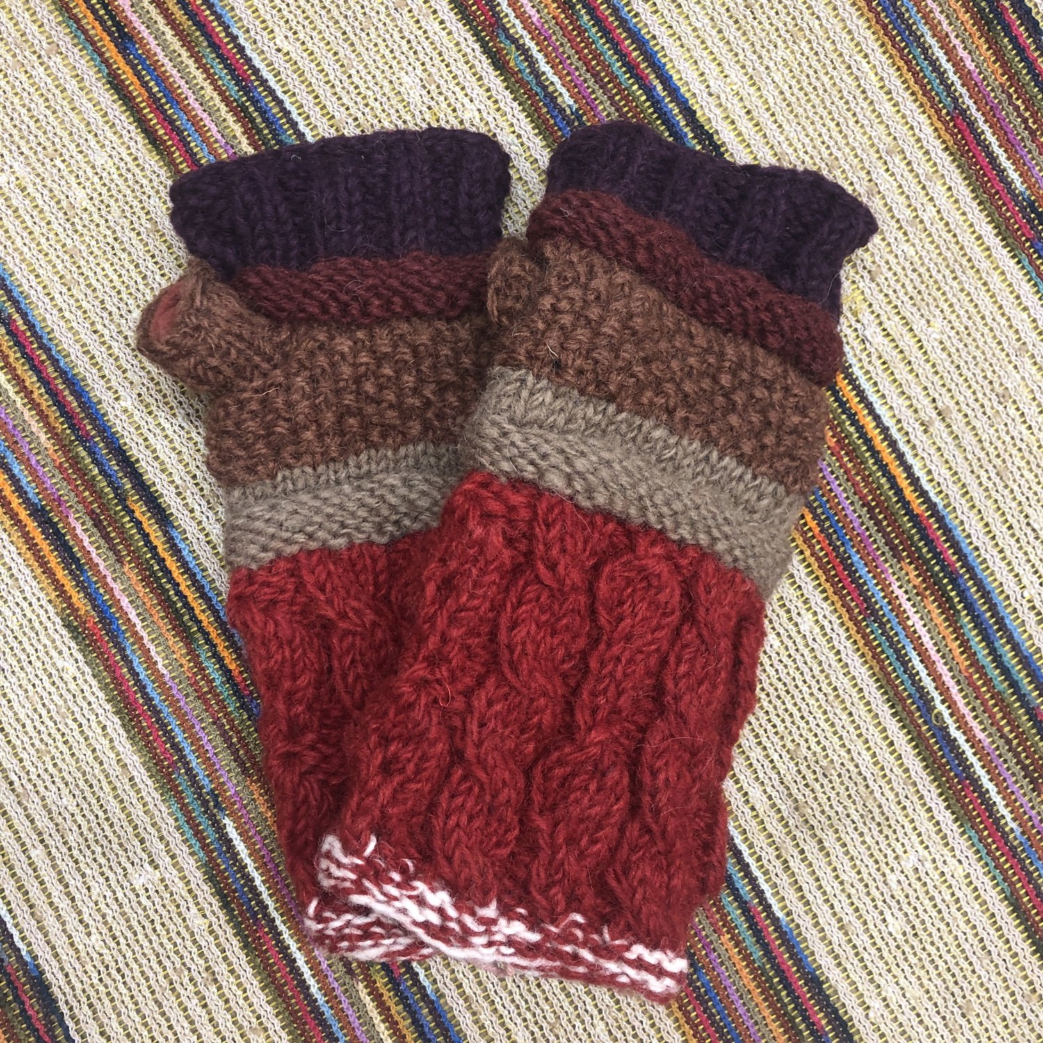 Red Chunky Knit Yarn