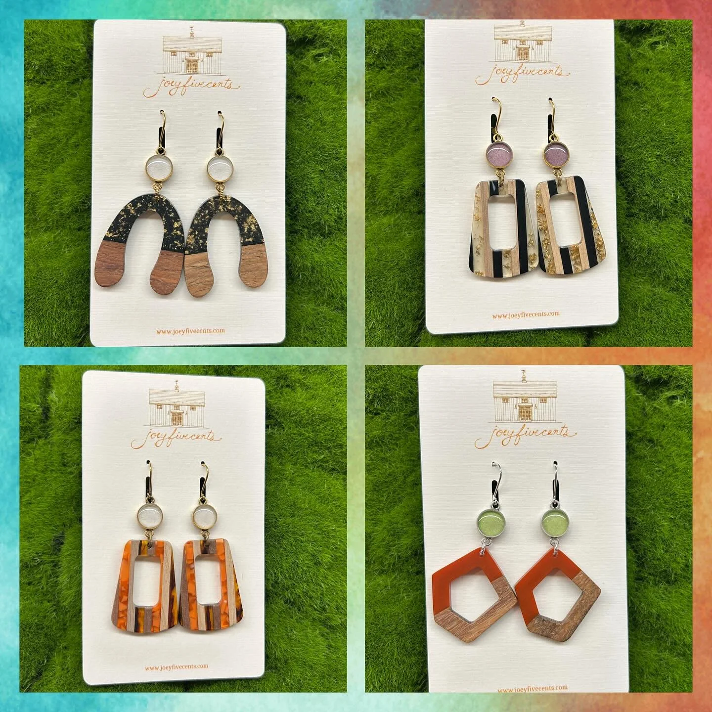 The new @joeyfivecents order has arrived! 😍 So many eye-catching options to add to your go-to Fall accessories! The retro-groovy esthetic is strong with this group. Our personal favorites are the Mama Bird Earrings🐦, the 1950&rsquo;s upcycled glass
