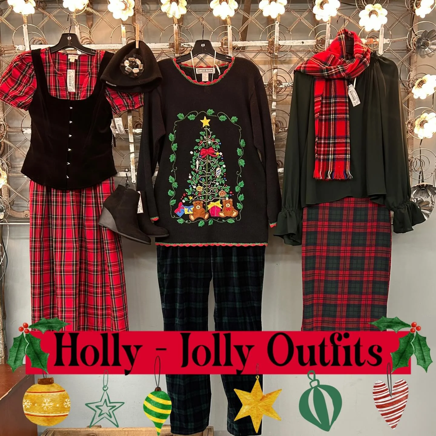 🎄Country Chic is getting into the Christmas spirit! Let us put together a fun outfit for every event you have this holiday season!