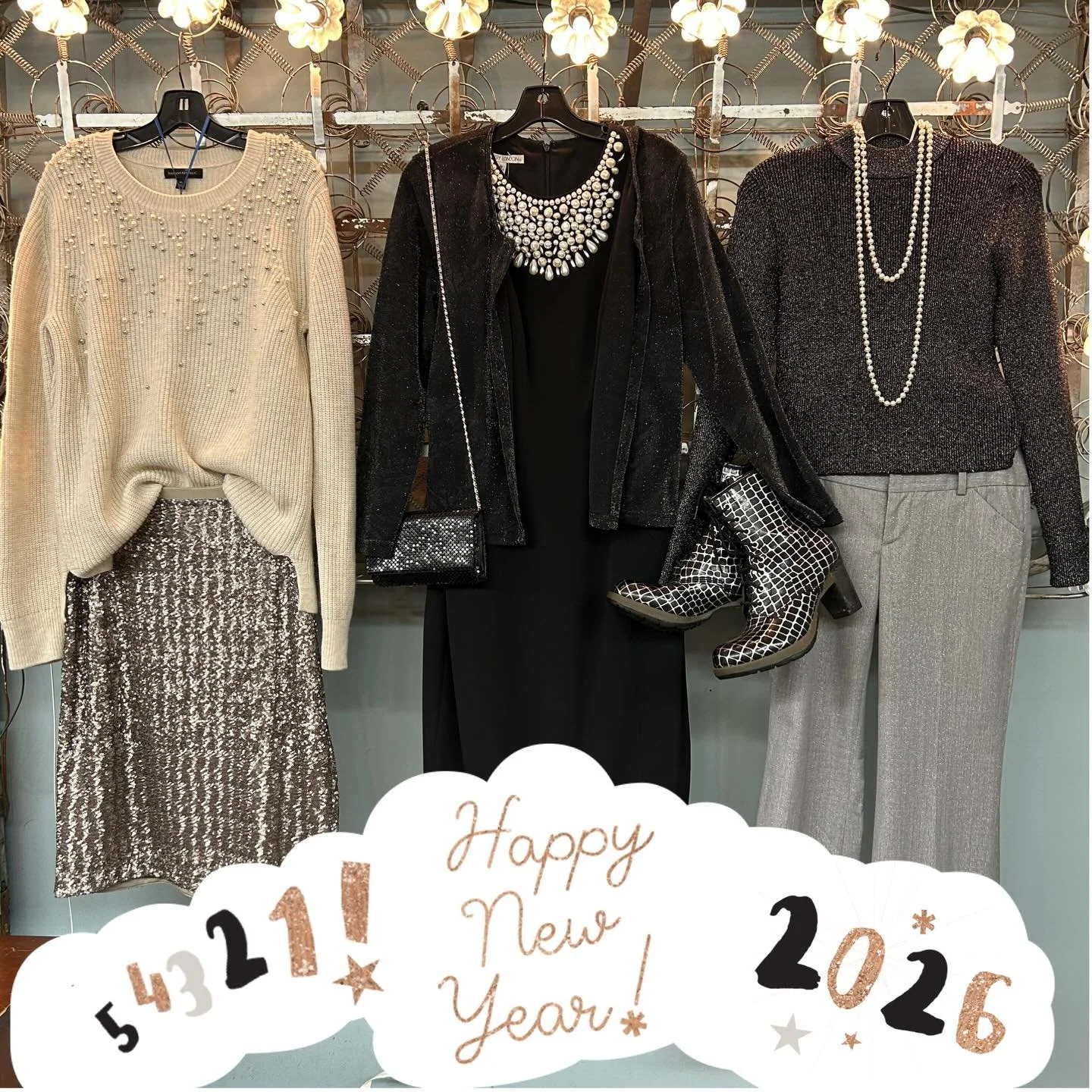 🎊Ring in the New Year in a fabulous outfit 🎊 If you have plans, let find you something awesome to wear! 🥂