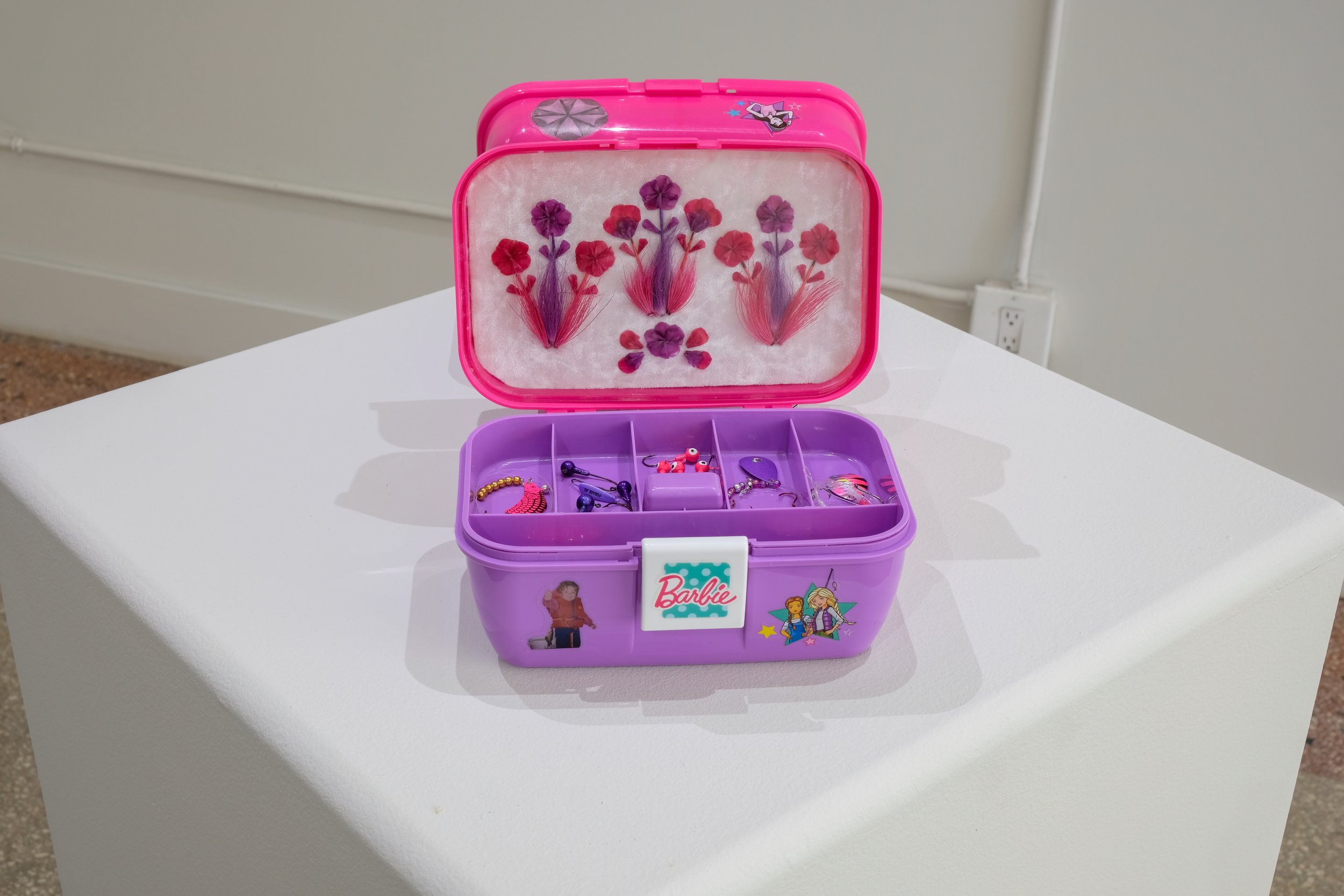 Erin Konsmo, My pretty femme tackle box (1 and 2), 2023