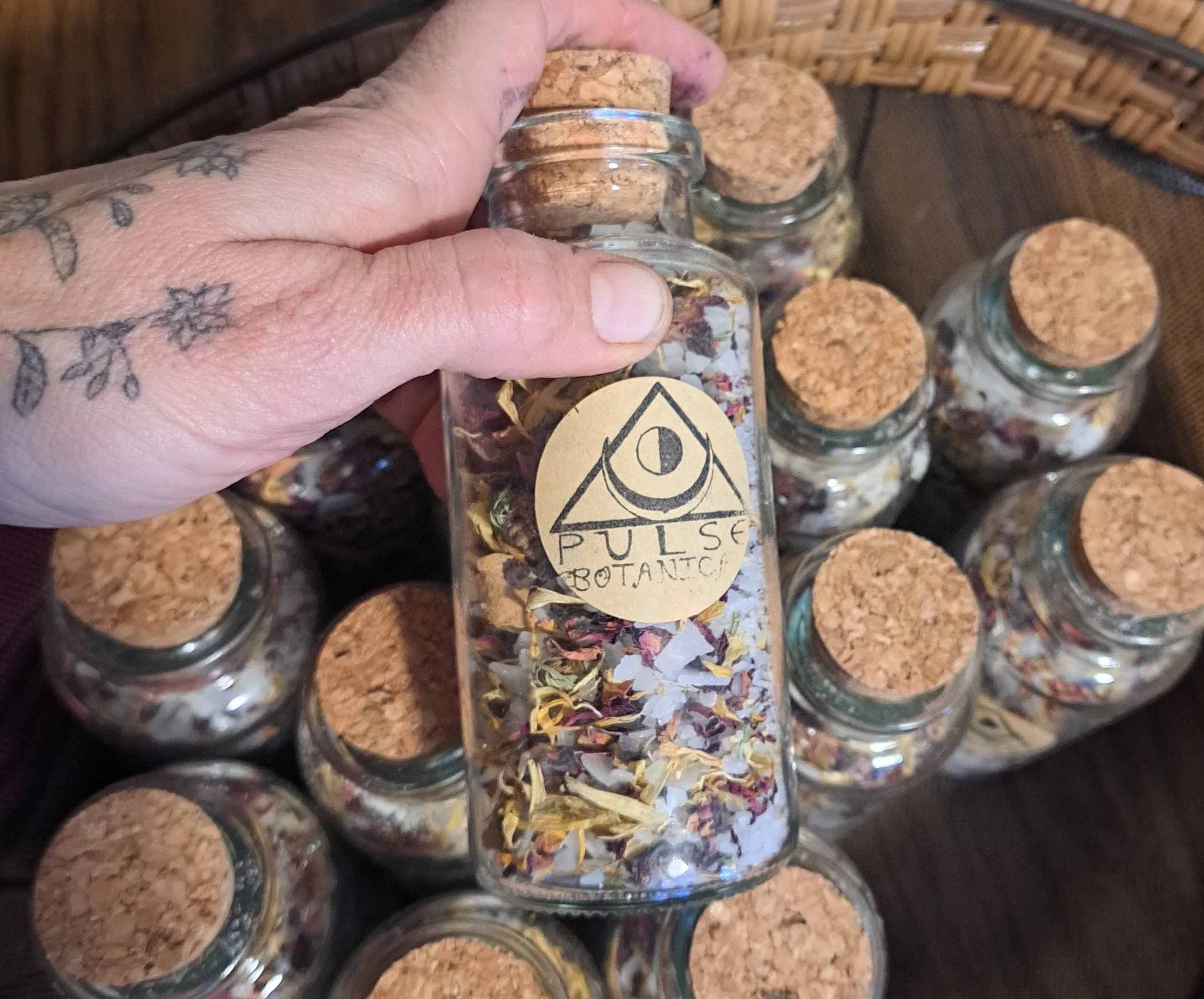 calendula rose bath salts
