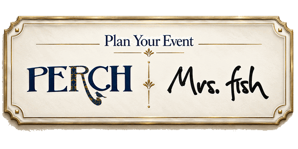 Plan Your Event Perch Logo and Mrs Fish Logo