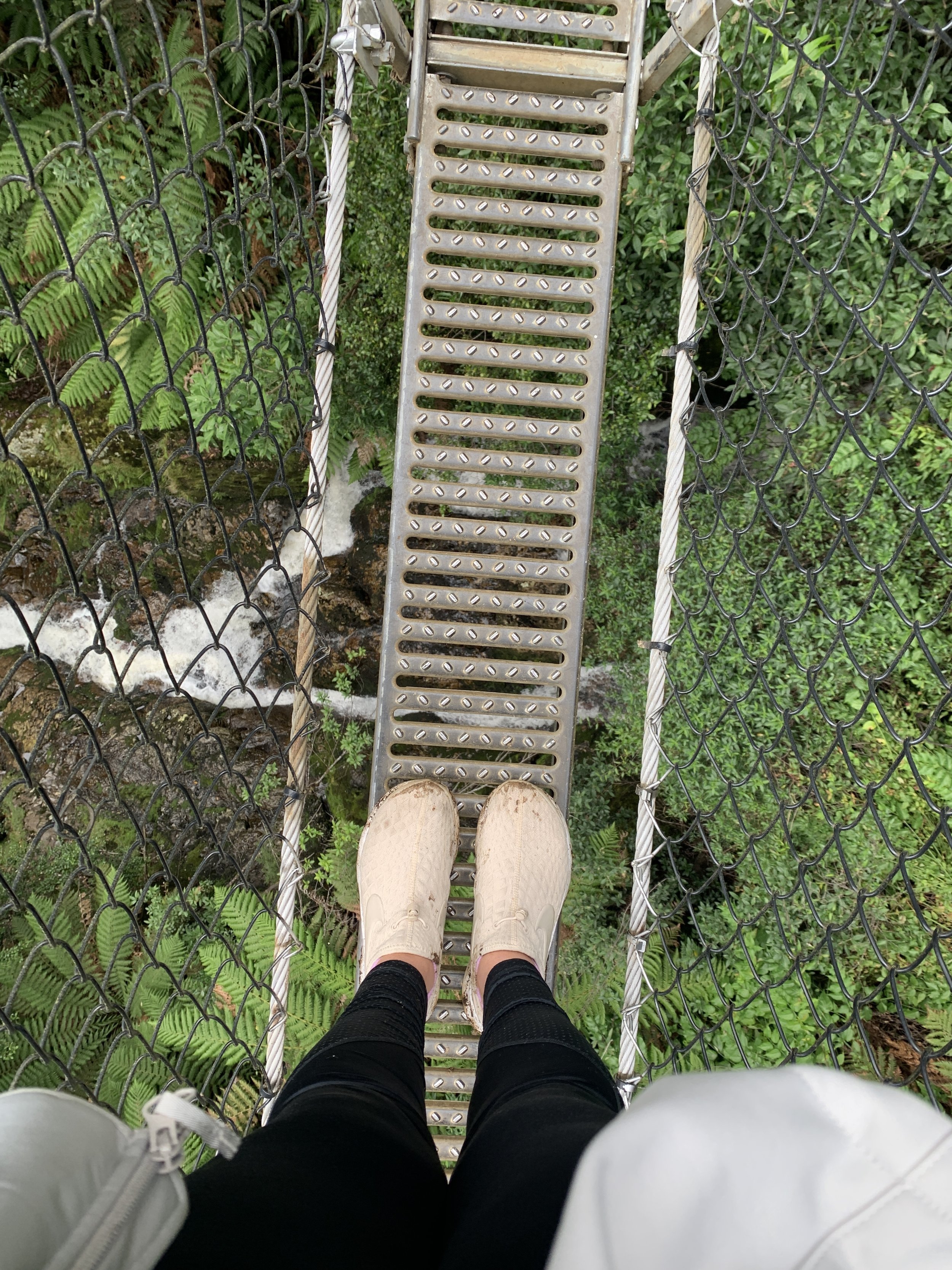 From the bridge - ok so maybe the shoes aren't that dirty