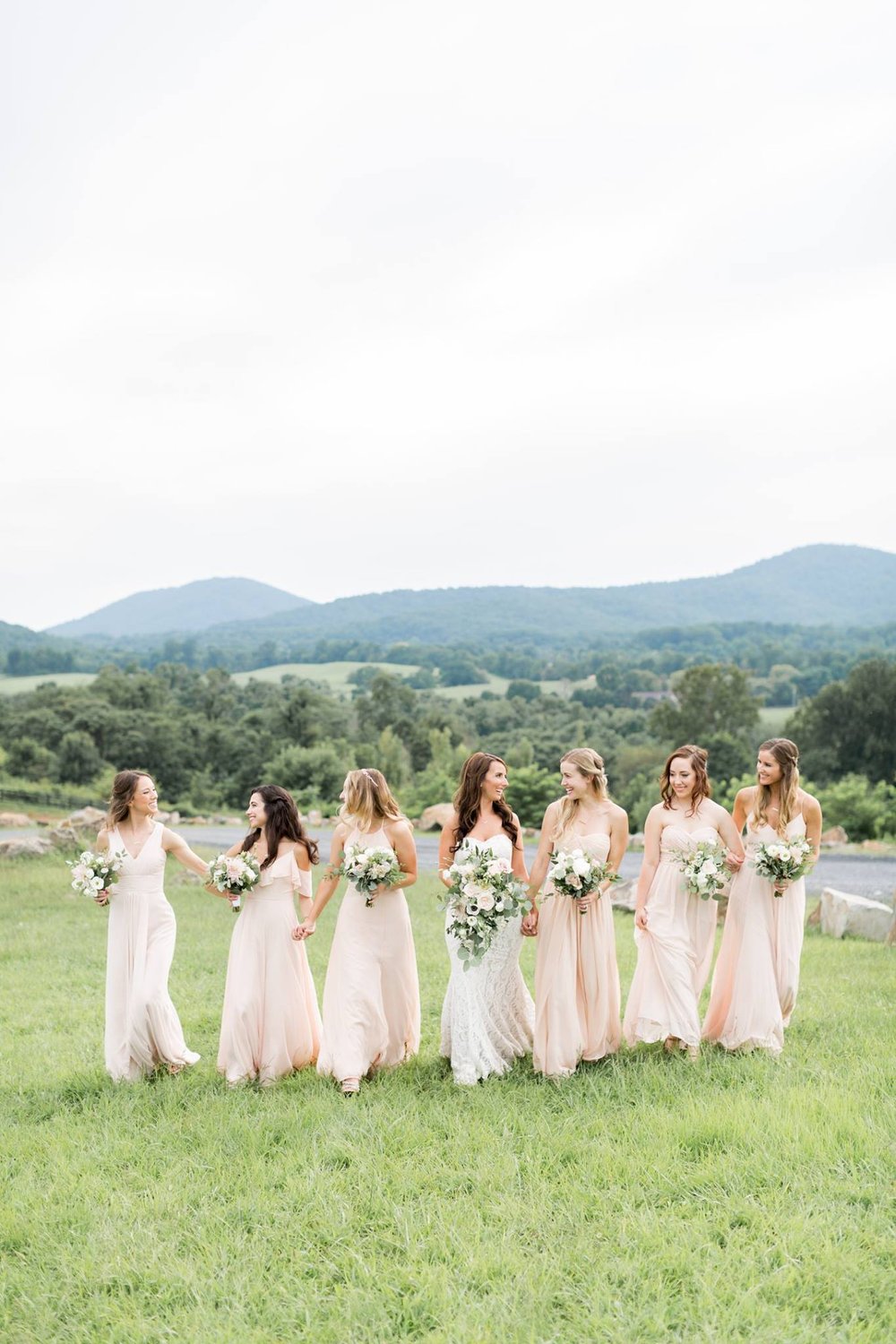 bridesmaid dresses alexandria Wisteria Ruched Empire Halter Floor Length Chiffon Bridesmaid Gown main image 1
