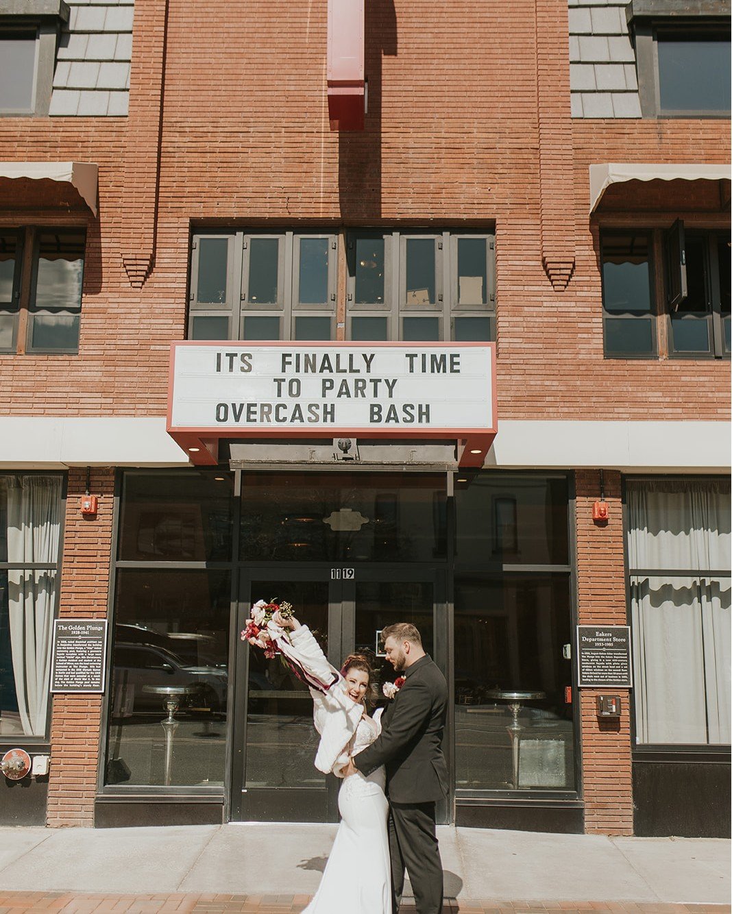 If you're not getting a custom marquee for your wedding, what are you even doing?!?!? 🤩 Our stunning and graceful @overcashlysette on her fabulous day ❤ Congratulations, sweet friend! Photos by @abbeyricephoto