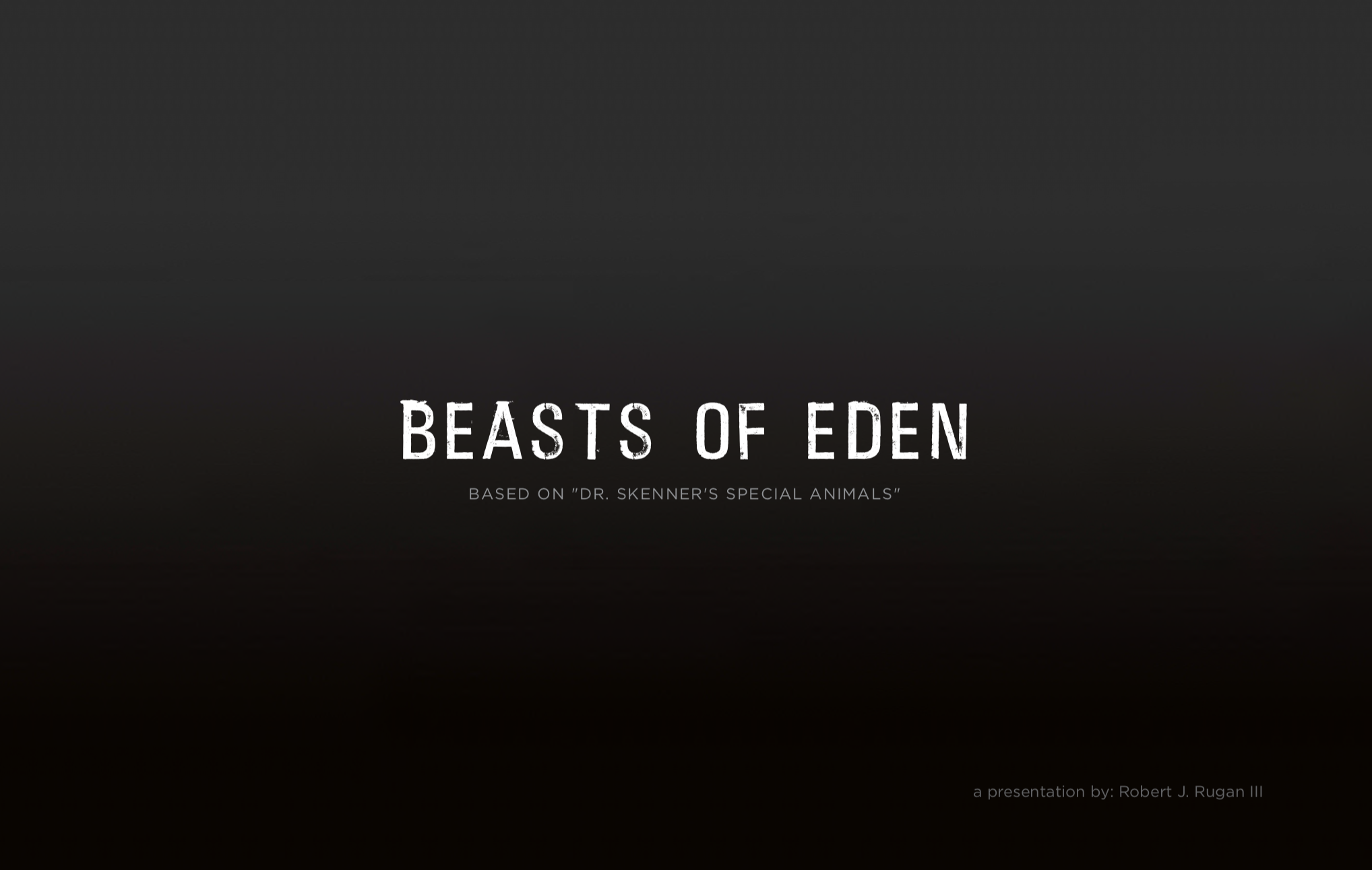 BEASTS OF EDEN