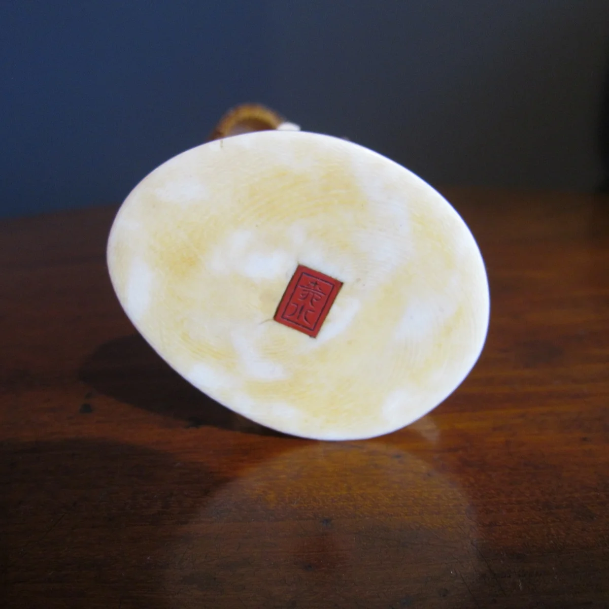 japanese meiji period ivory figure of a geisha signed to base