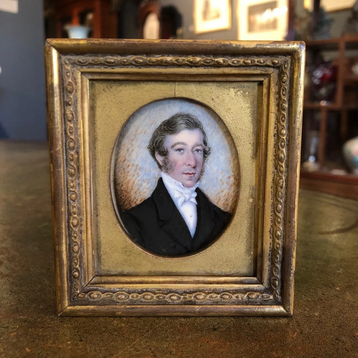 19th Century Portrait Miniature in Gilt Frame - SOLD