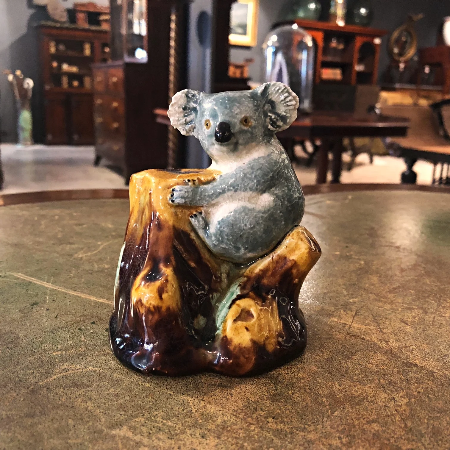 australian pottery figure of koala by grace seccombe