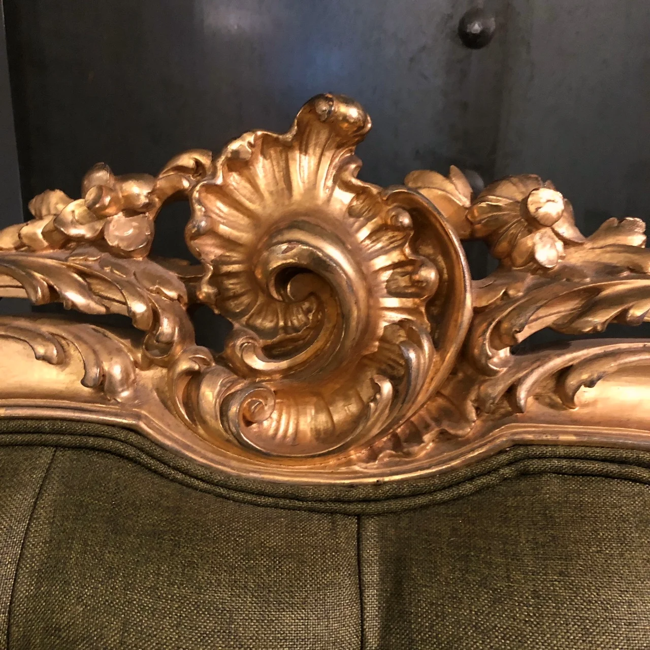 19th century italian gilt settee
