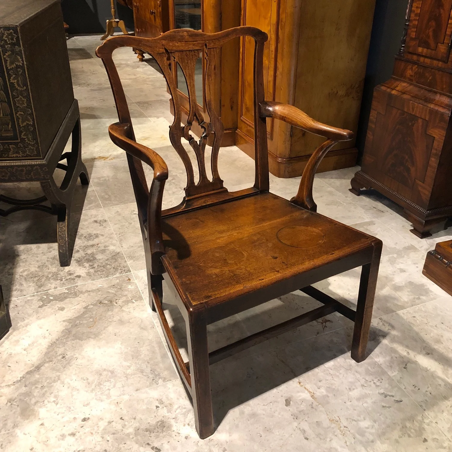18th Century English Chippendale Armchair