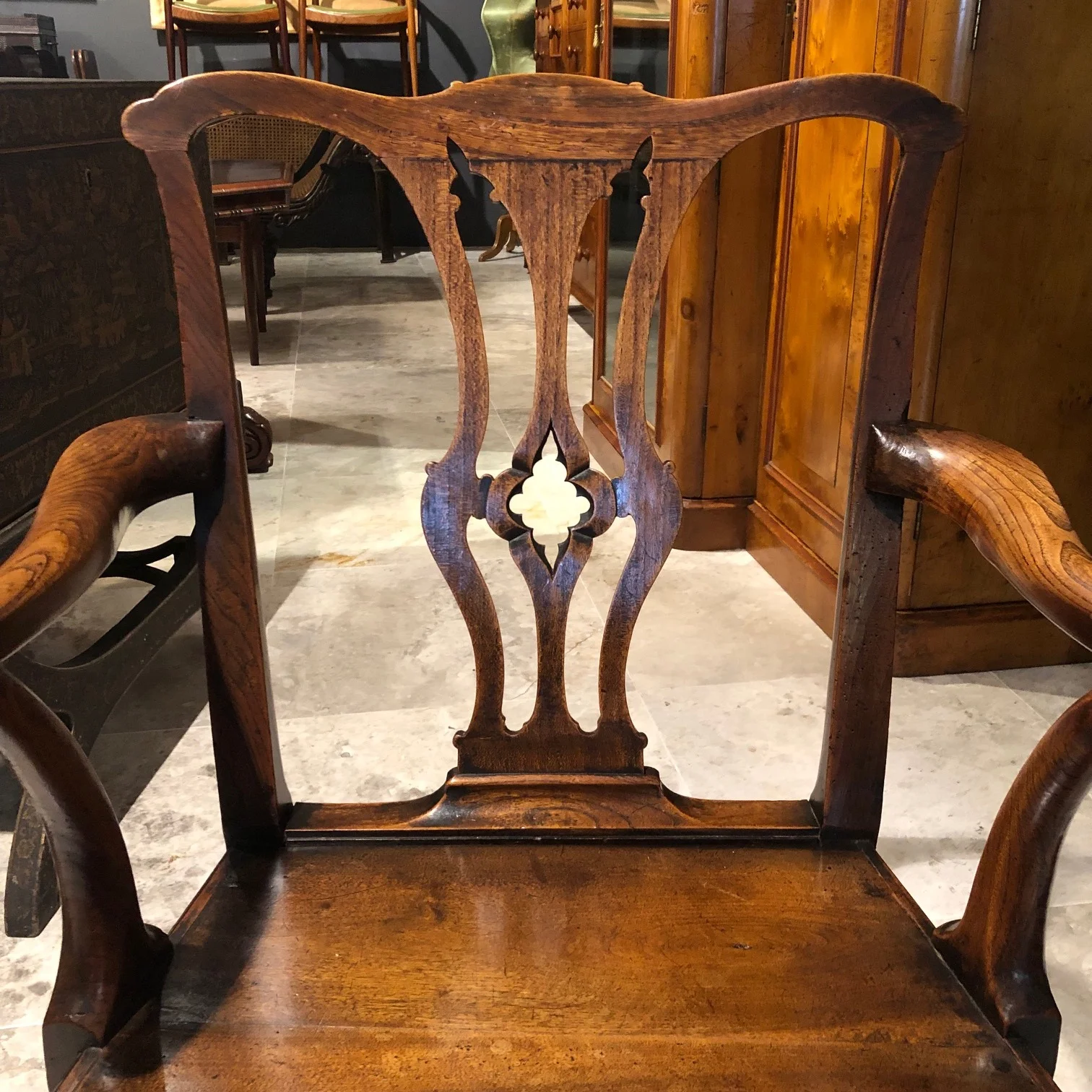 18th Century English Chippendale Armchair