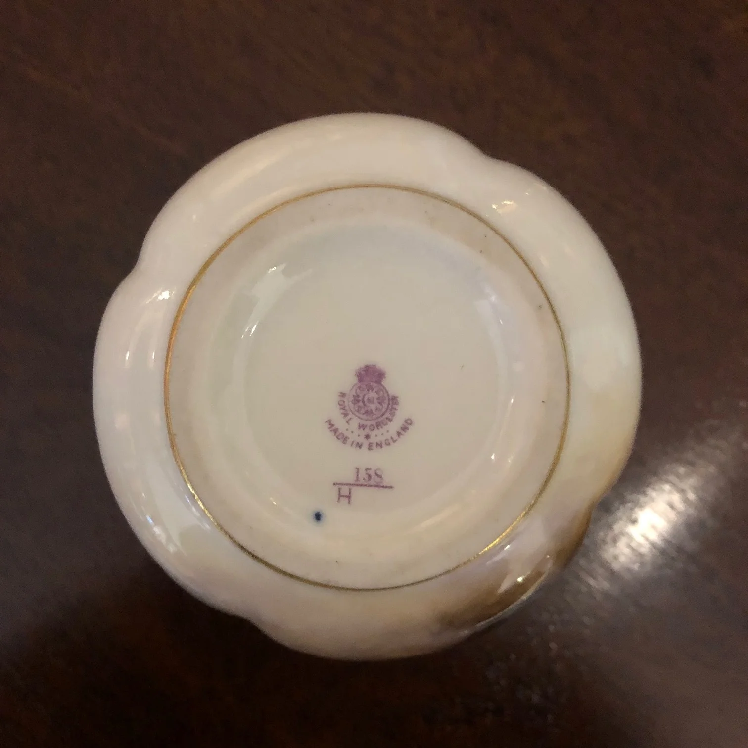 Royal Worcester Vase Attributed to Harry Davis antique