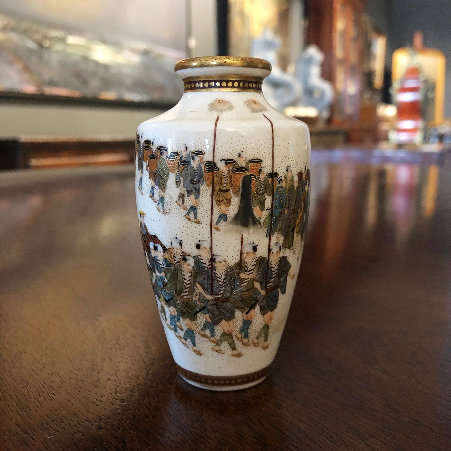 Japanese Meiji Period Miniature Satsuma Vase - SOLD