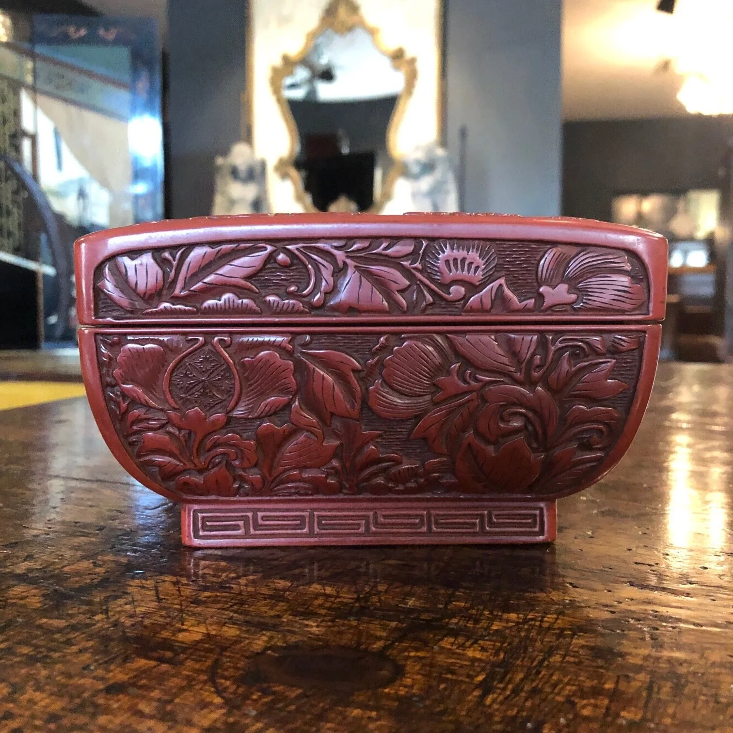 19th Century Japanese Lacquer Lidded Box antique